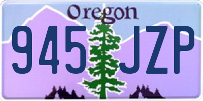 OR license plate 945JZP