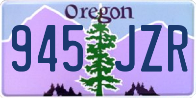 OR license plate 945JZR