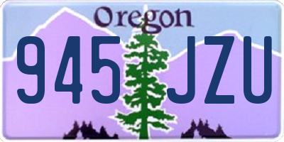 OR license plate 945JZU