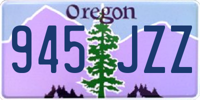 OR license plate 945JZZ