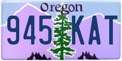 OR license plate 945KAT