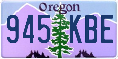 OR license plate 945KBE