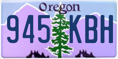 OR license plate 945KBH