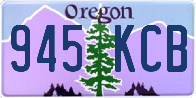 OR license plate 945KCB