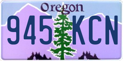 OR license plate 945KCN