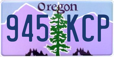 OR license plate 945KCP
