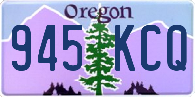 OR license plate 945KCQ