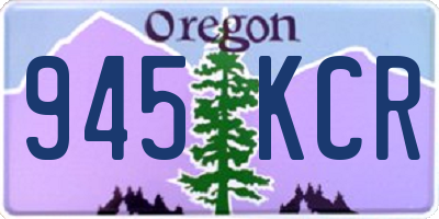 OR license plate 945KCR