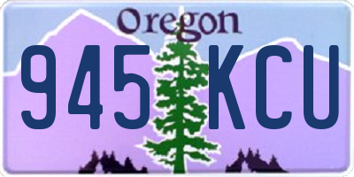 OR license plate 945KCU