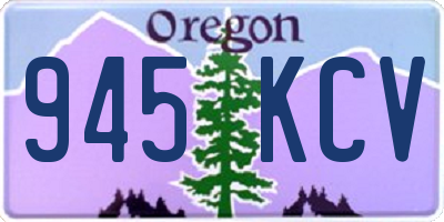 OR license plate 945KCV