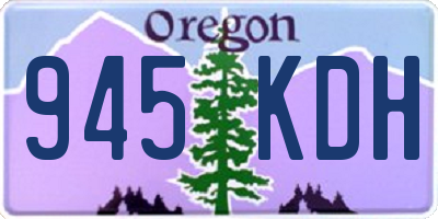 OR license plate 945KDH