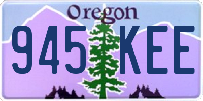OR license plate 945KEE
