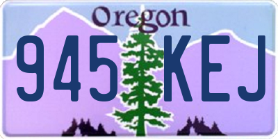 OR license plate 945KEJ