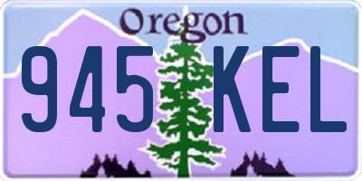 OR license plate 945KEL