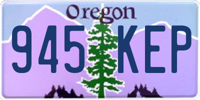 OR license plate 945KEP