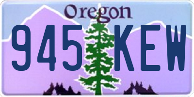 OR license plate 945KEW