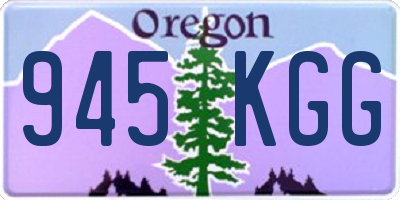 OR license plate 945KGG