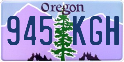 OR license plate 945KGH