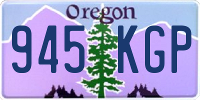 OR license plate 945KGP