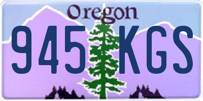 OR license plate 945KGS