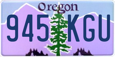 OR license plate 945KGU