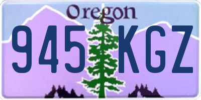 OR license plate 945KGZ