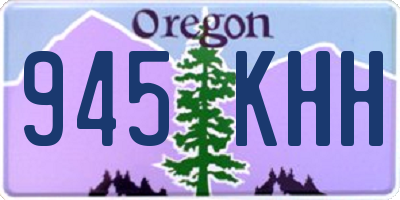 OR license plate 945KHH