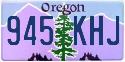 OR license plate 945KHJ