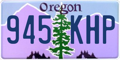 OR license plate 945KHP