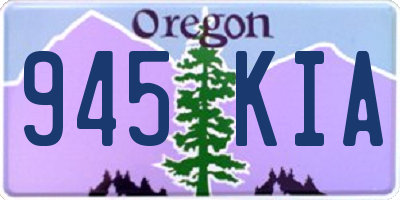 OR license plate 945KIA