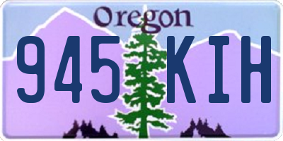 OR license plate 945KIH