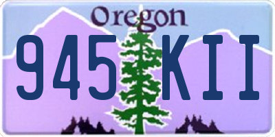 OR license plate 945KII