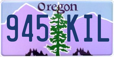 OR license plate 945KIL