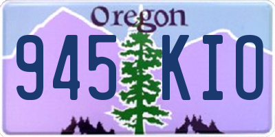 OR license plate 945KIO