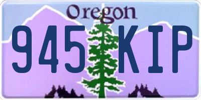 OR license plate 945KIP