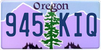 OR license plate 945KIQ