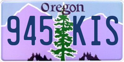 OR license plate 945KIS