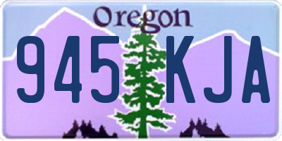 OR license plate 945KJA