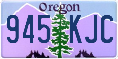 OR license plate 945KJC