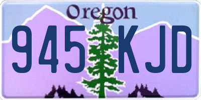 OR license plate 945KJD