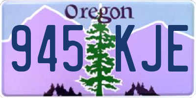 OR license plate 945KJE