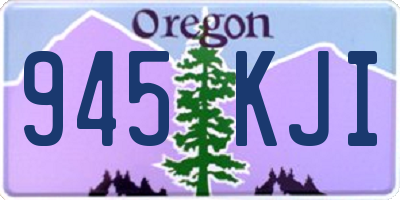 OR license plate 945KJI