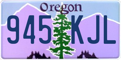 OR license plate 945KJL