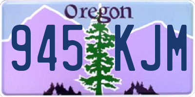 OR license plate 945KJM