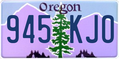 OR license plate 945KJO