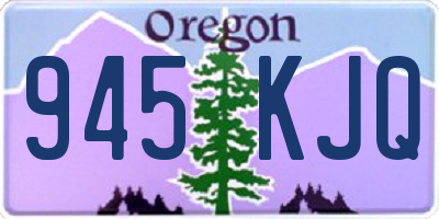 OR license plate 945KJQ