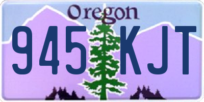 OR license plate 945KJT