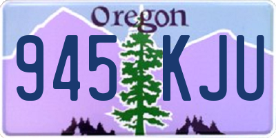 OR license plate 945KJU