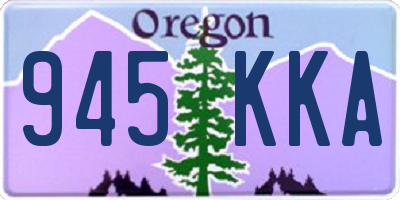 OR license plate 945KKA