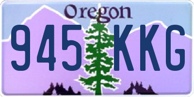 OR license plate 945KKG